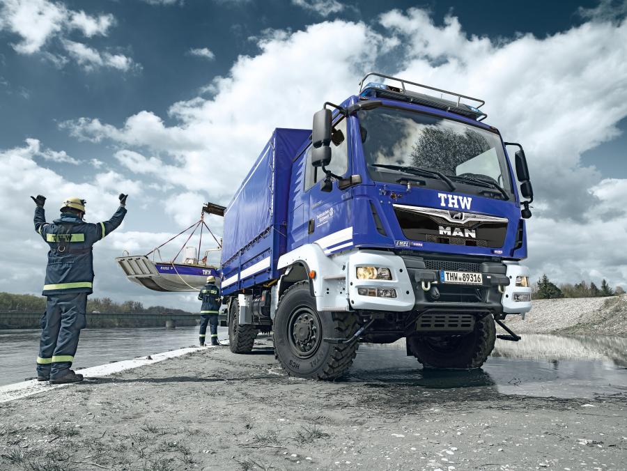  MAN TGM 18.290 4x4 BB EMPL Lastkraftwagen mit Ladebordwand 2012 года  (фото 1 из 1)